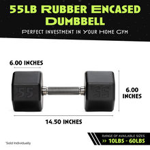 Load image into Gallery viewer, Octo Rubber Dumbbell (sold individually)
