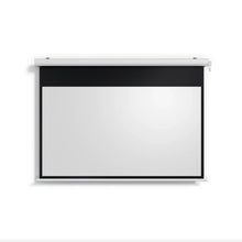 Load image into Gallery viewer, Valerion Backyard Weather Proof Motorized Drop Down Matte White Screen
