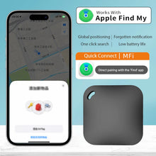 Load image into Gallery viewer, Smart Bluetooth GPS Tracker Work with Apple Find My APP ITag Anti Lost Reminder Device MFI Rated Locator Car Key Pet Kids Finder
