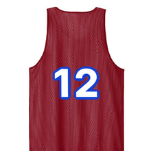 Load image into Gallery viewer, Deep Red/ White - BACK
