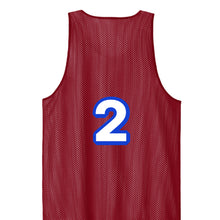 Load image into Gallery viewer, Deep Red/ White - BACK
