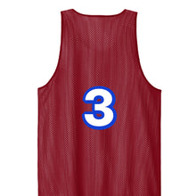 Load image into Gallery viewer, Deep Red/ White - BACK
