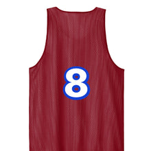 Load image into Gallery viewer, Deep Red/ White - BACK
