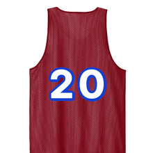 Load image into Gallery viewer, Deep Red/ White - BACK
